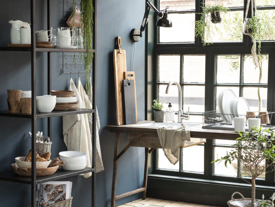 Rustic Scandinavian kitchen design