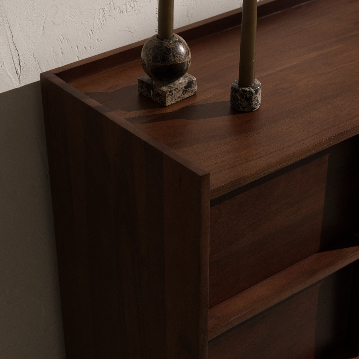 Dark Walnut 3 Door Chest
