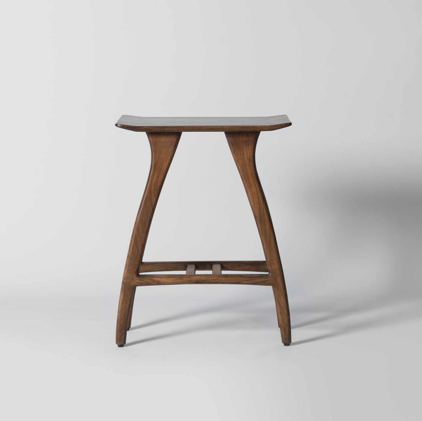 Solid wooden bar stool