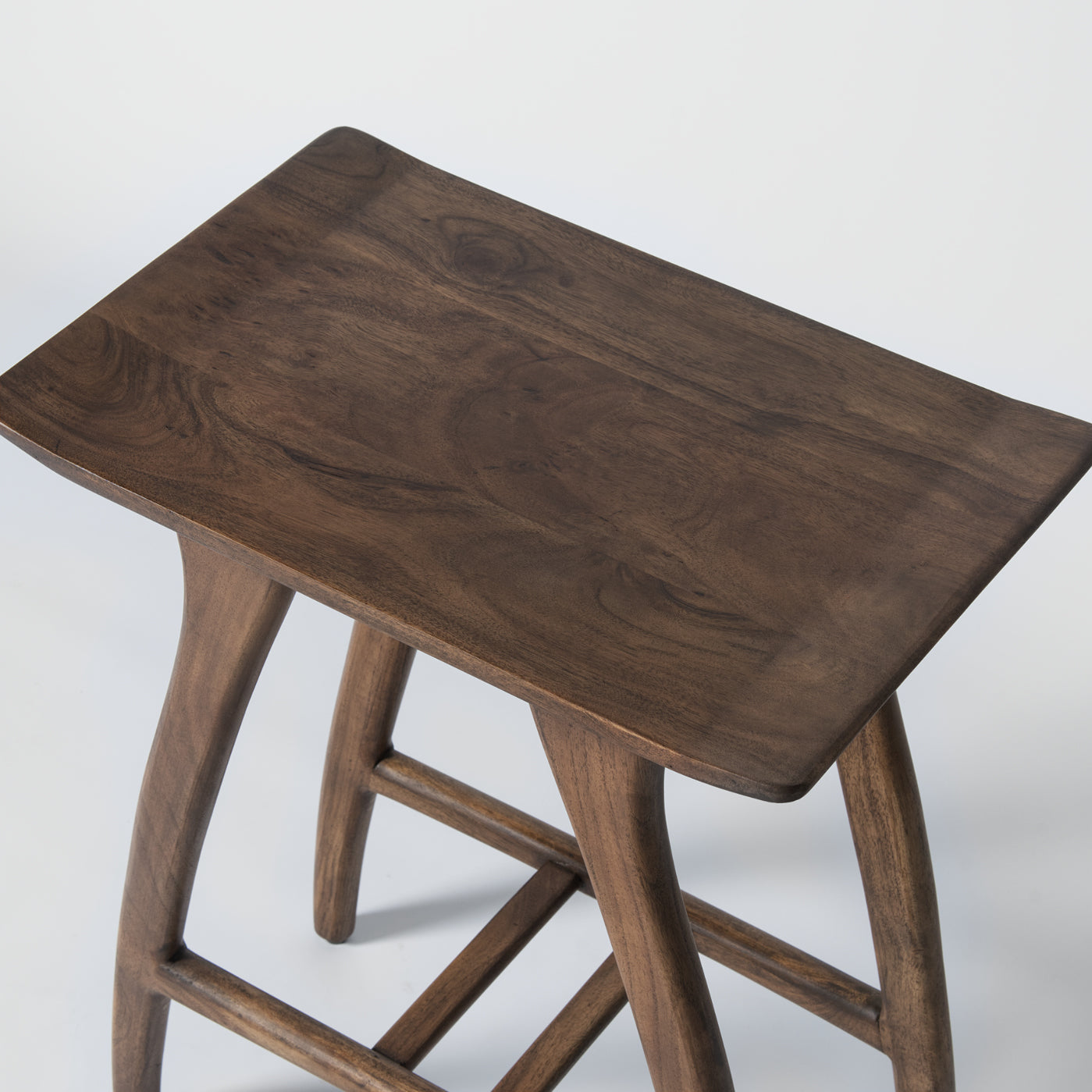 Walnut bar stool