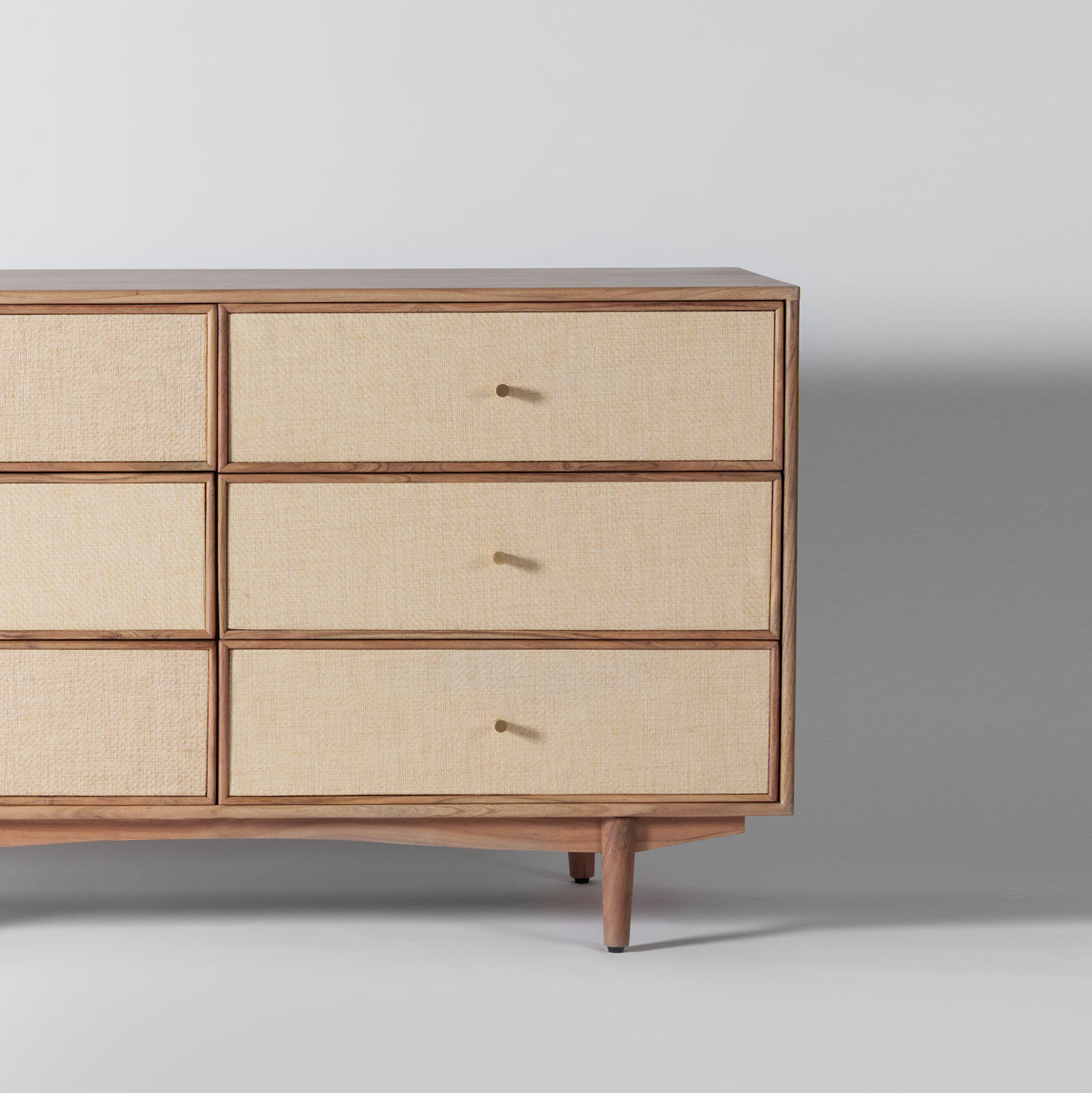 Acacia mid-century chest of draws