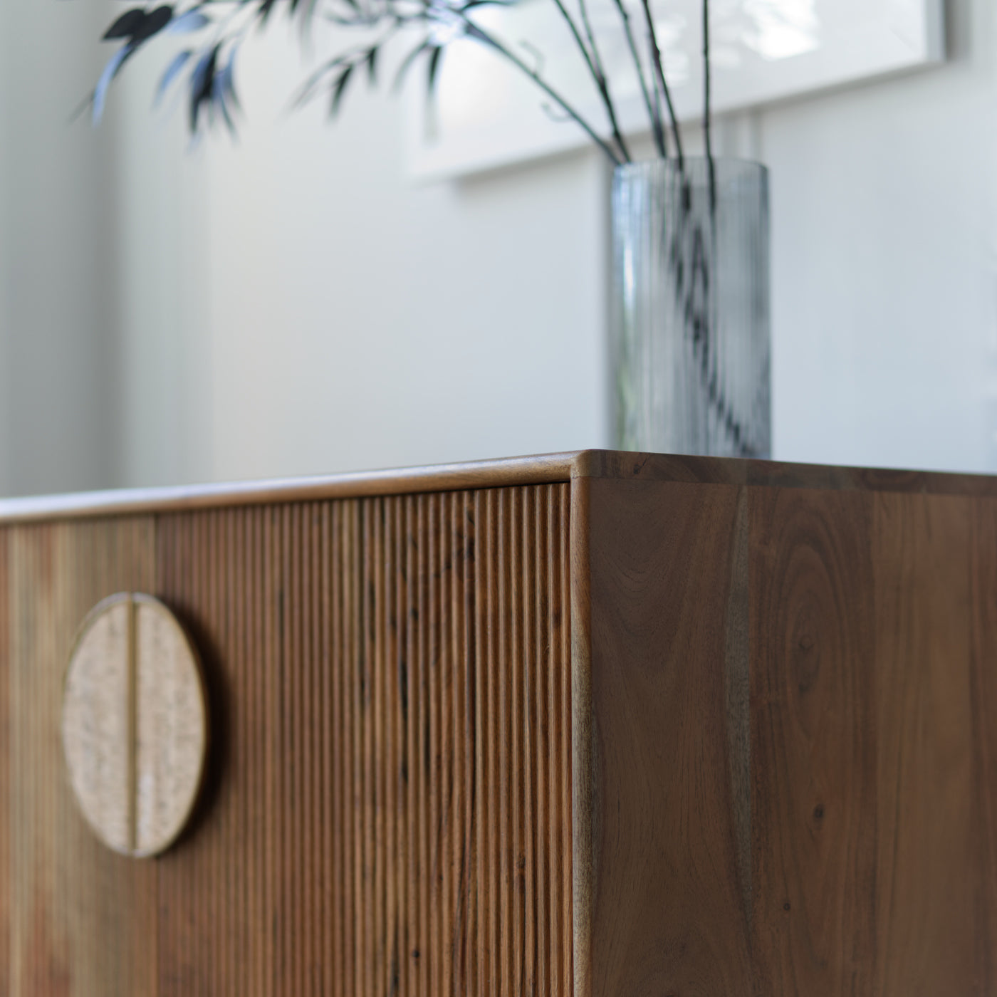 Ribbed Drinks Cabinet