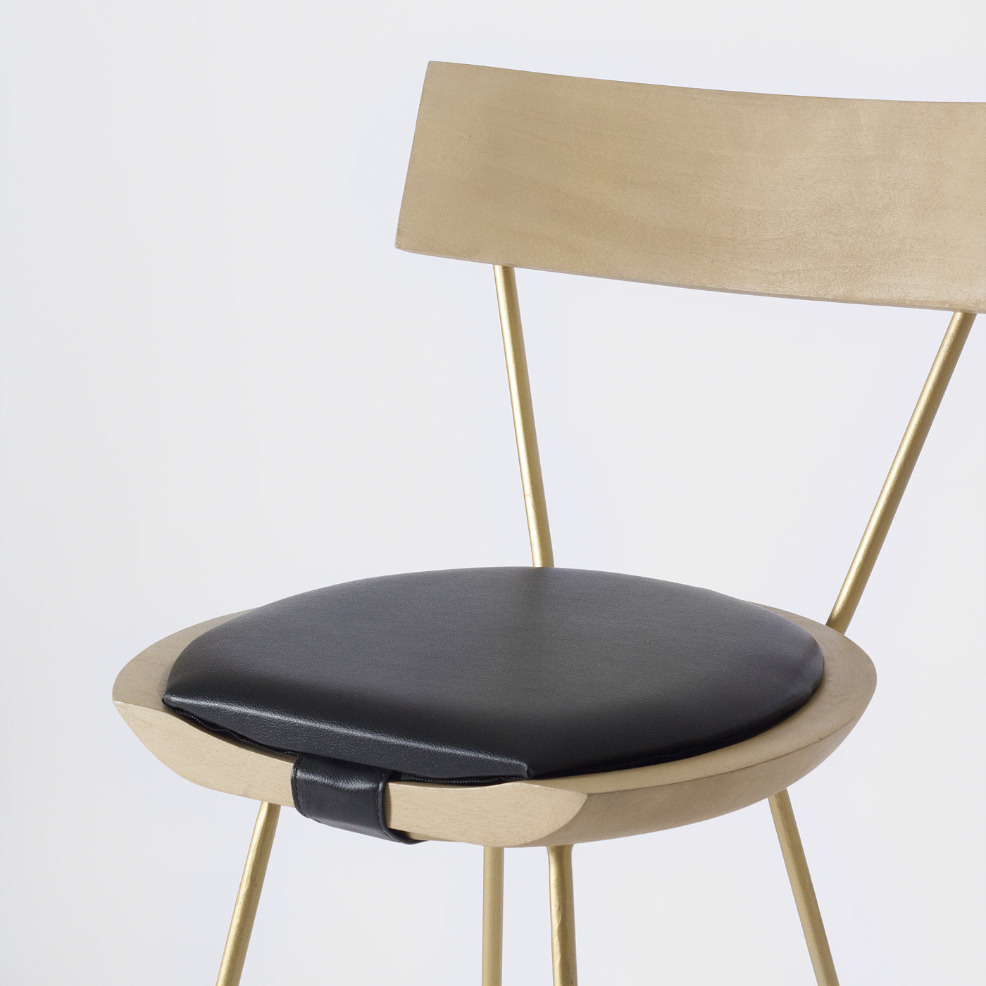 Black and gold bar stool