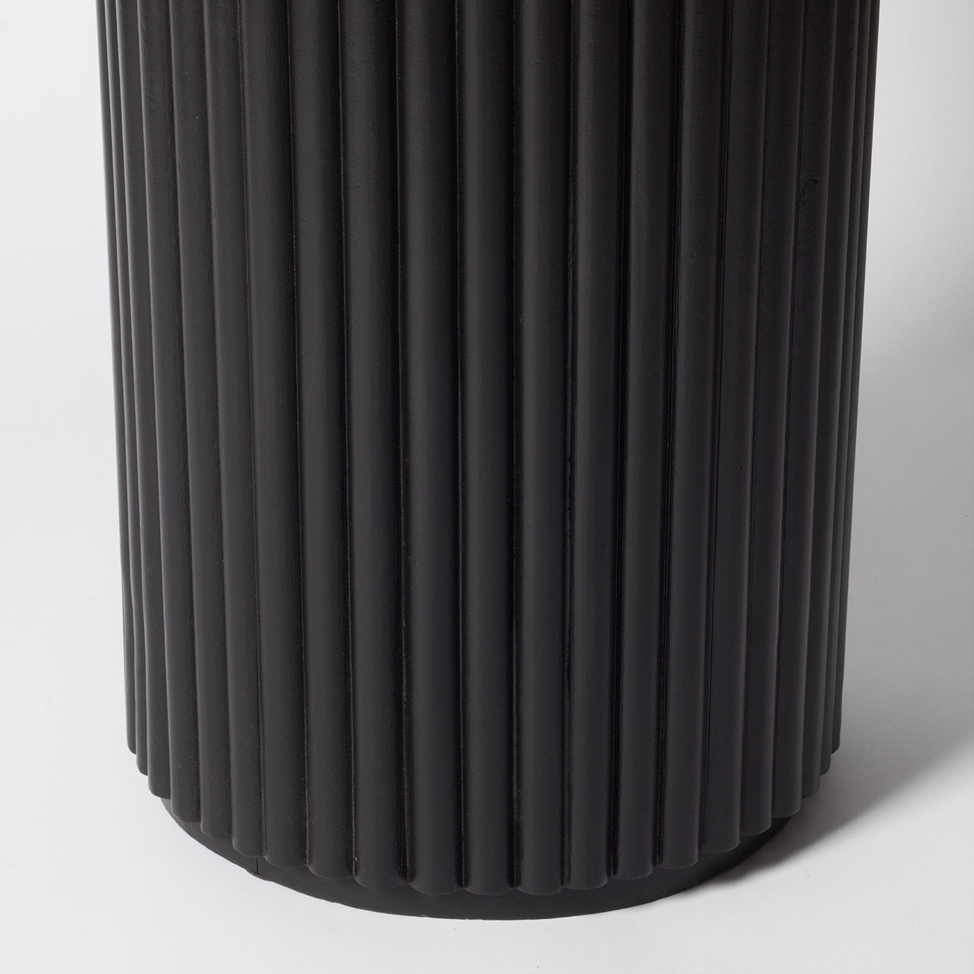 Black Marble Side Table