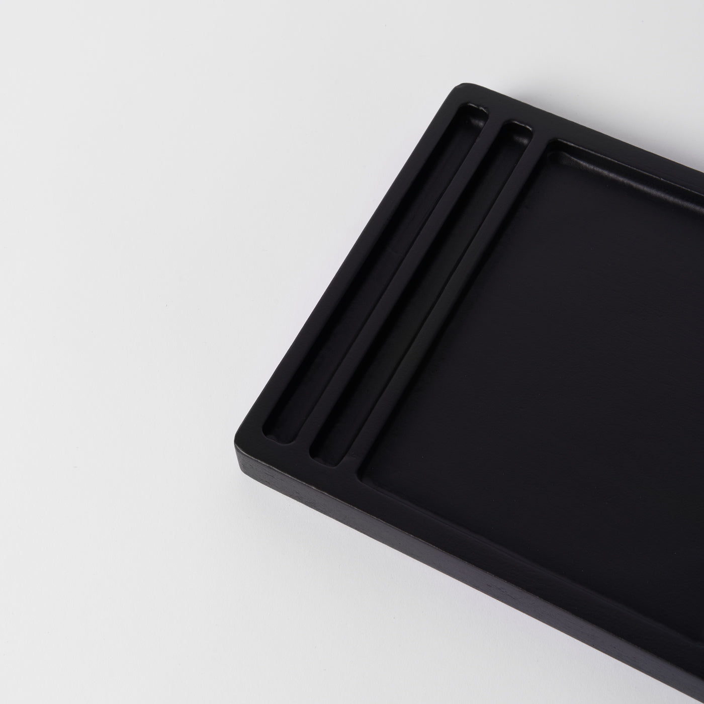 black desk organiser