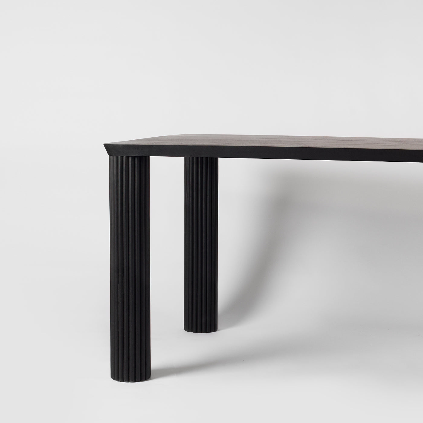 Black Rectangle Dining Table Small