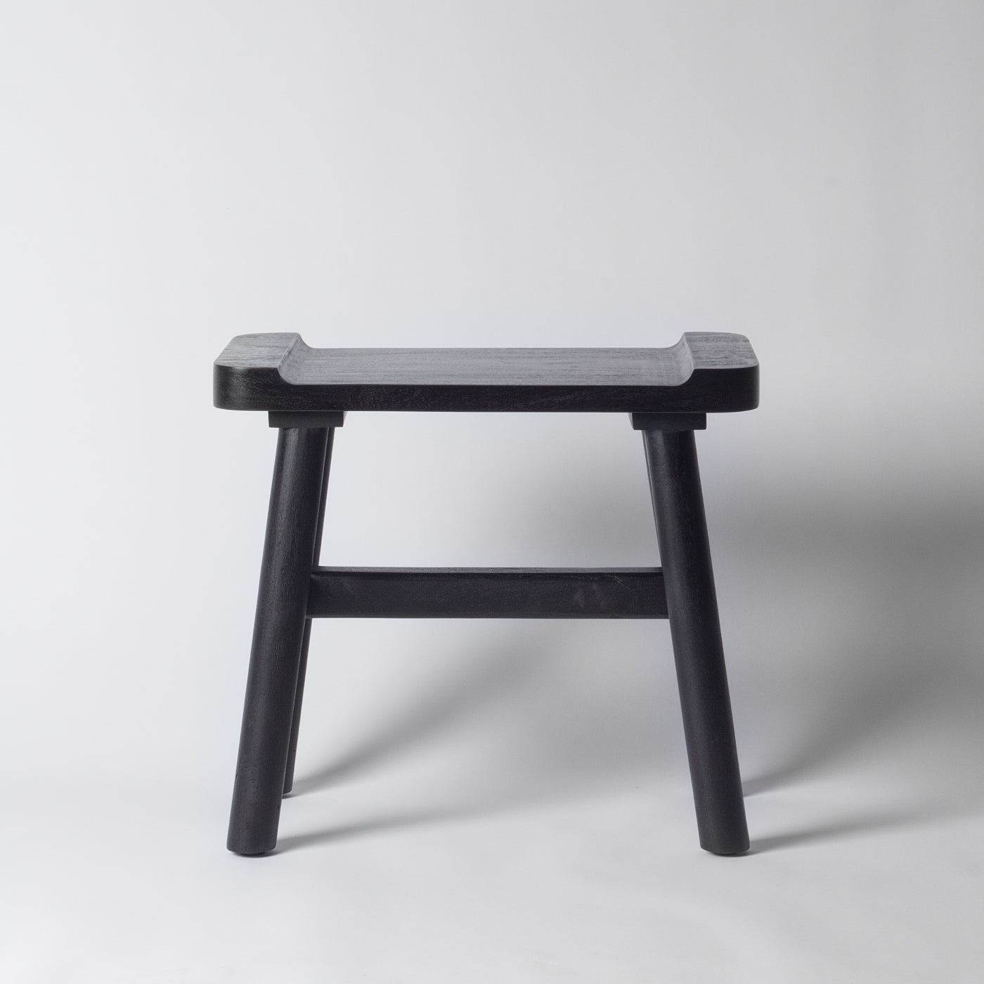 Black Wooden Foot Stool