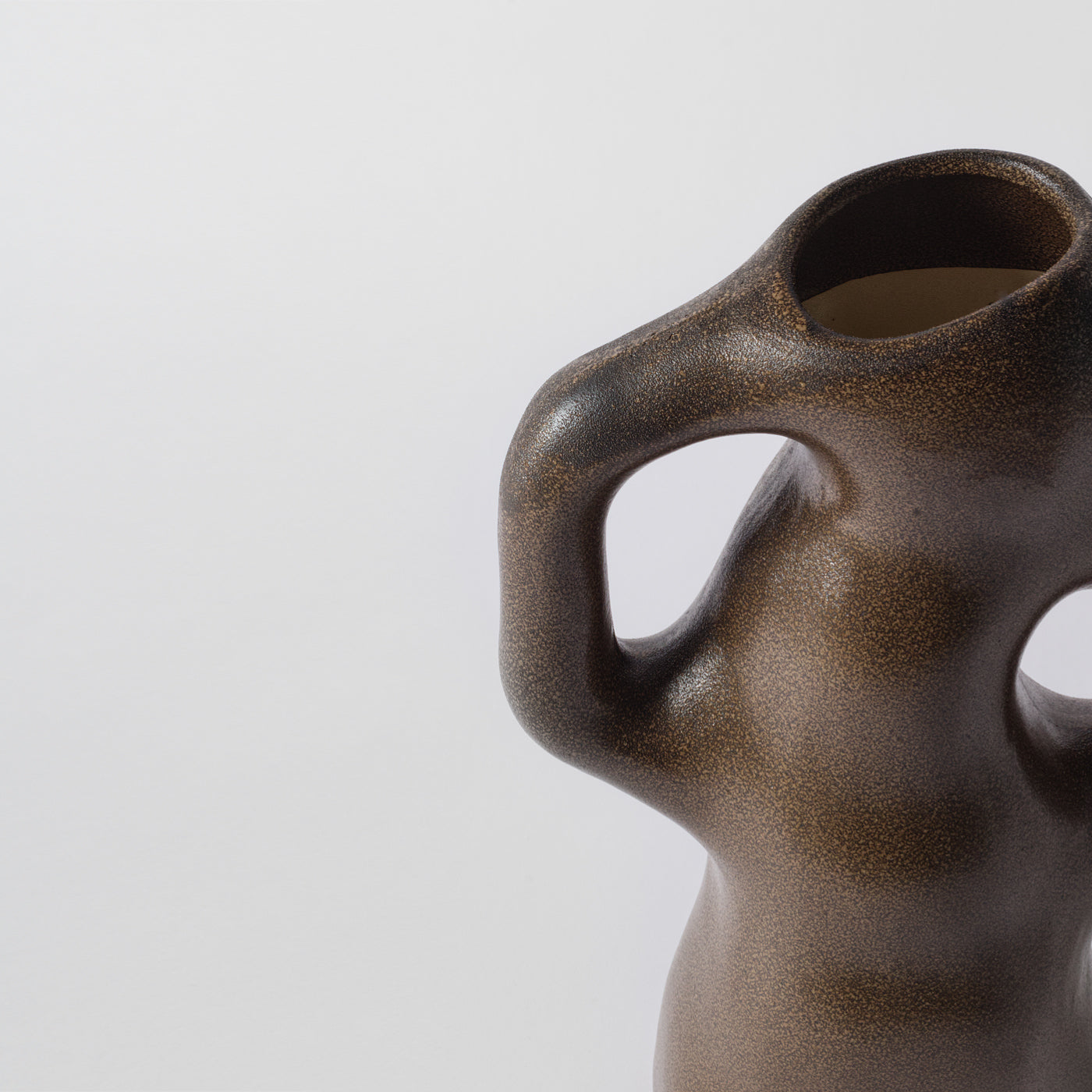 Brown Sculpture Vase