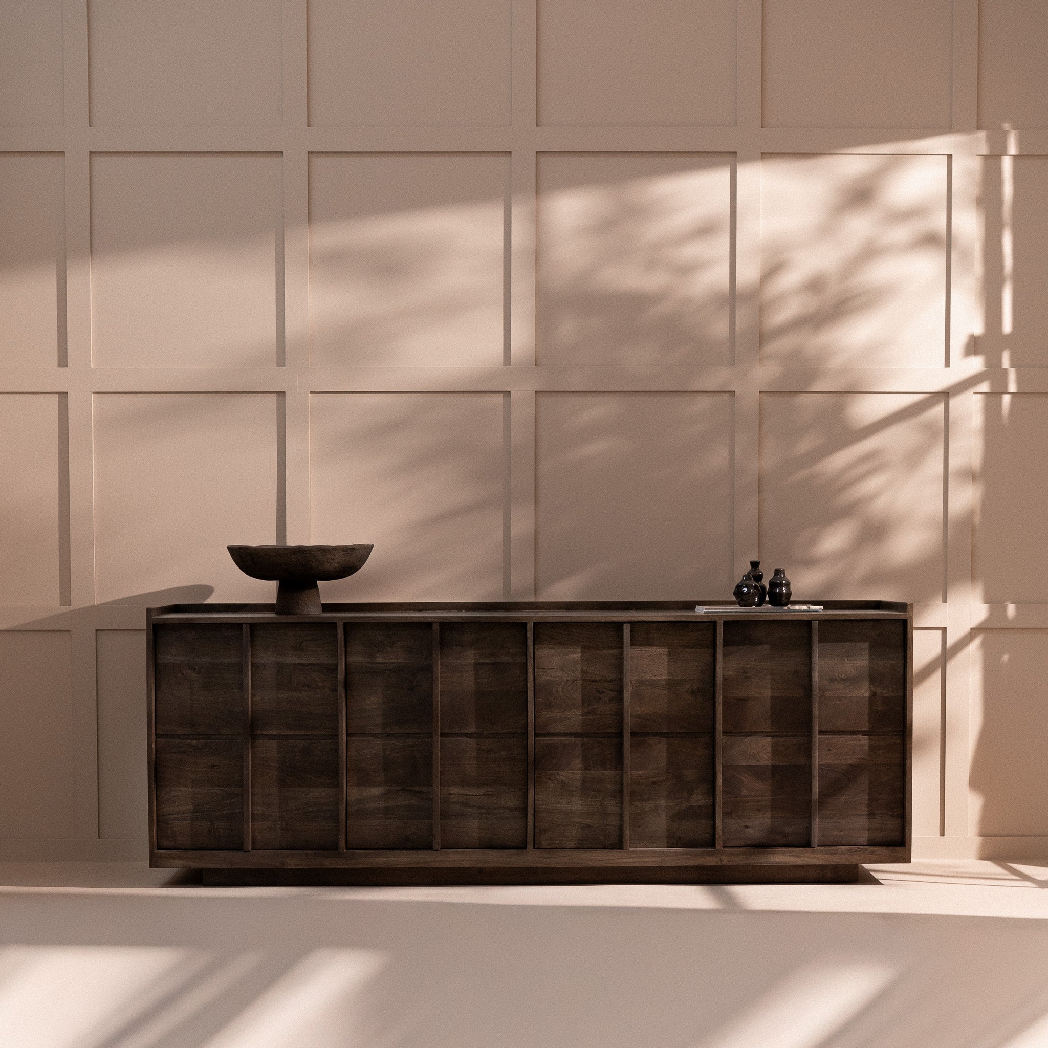 Modern wooden sideboard