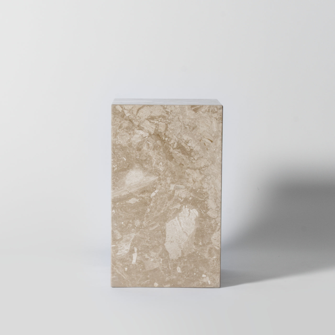 Grey marble side table