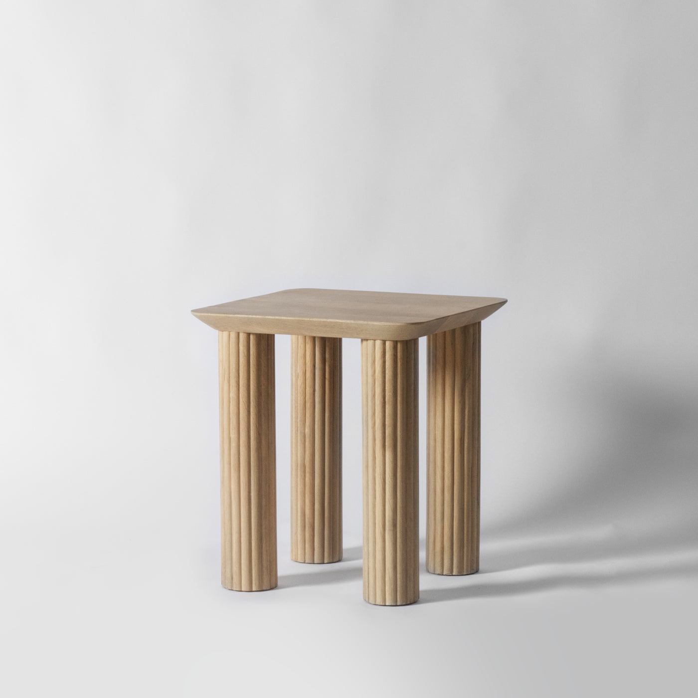 Square Wooden Side Table
