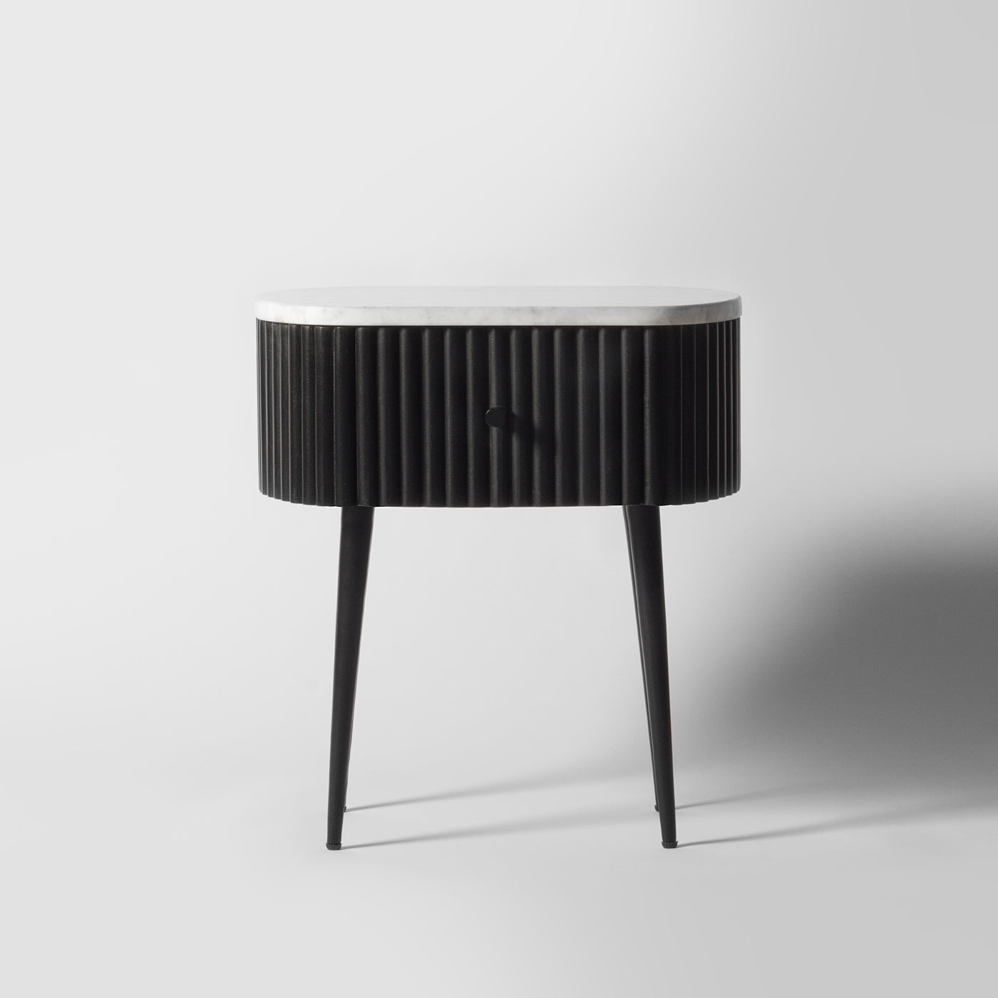 Marble Top Bedside Table