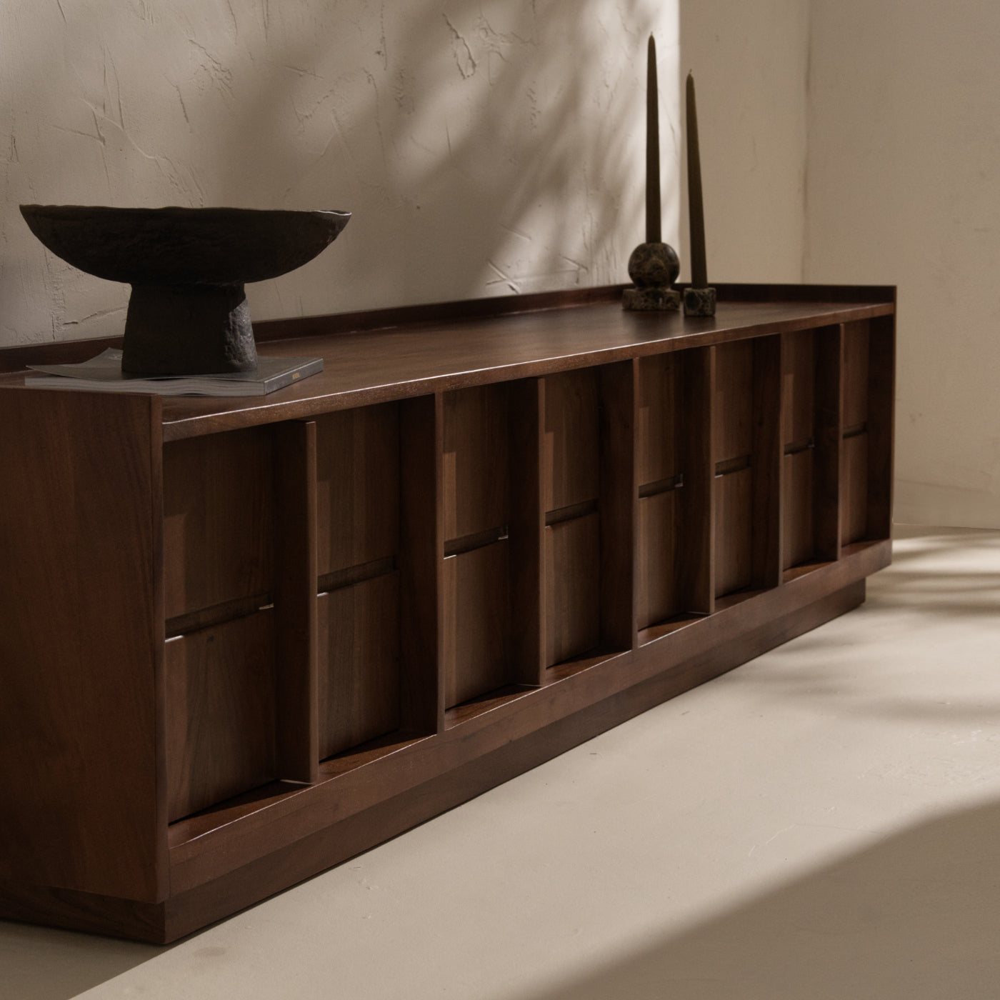 Dark Walnut Media Unit