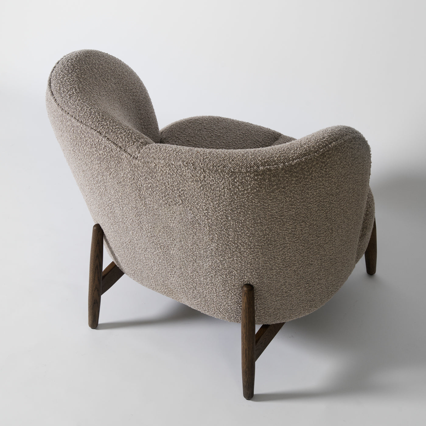 Modern boucle chair