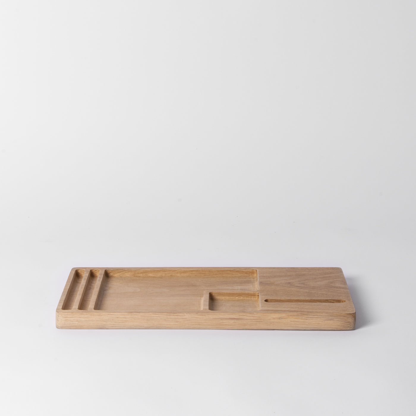 oak desk tidy