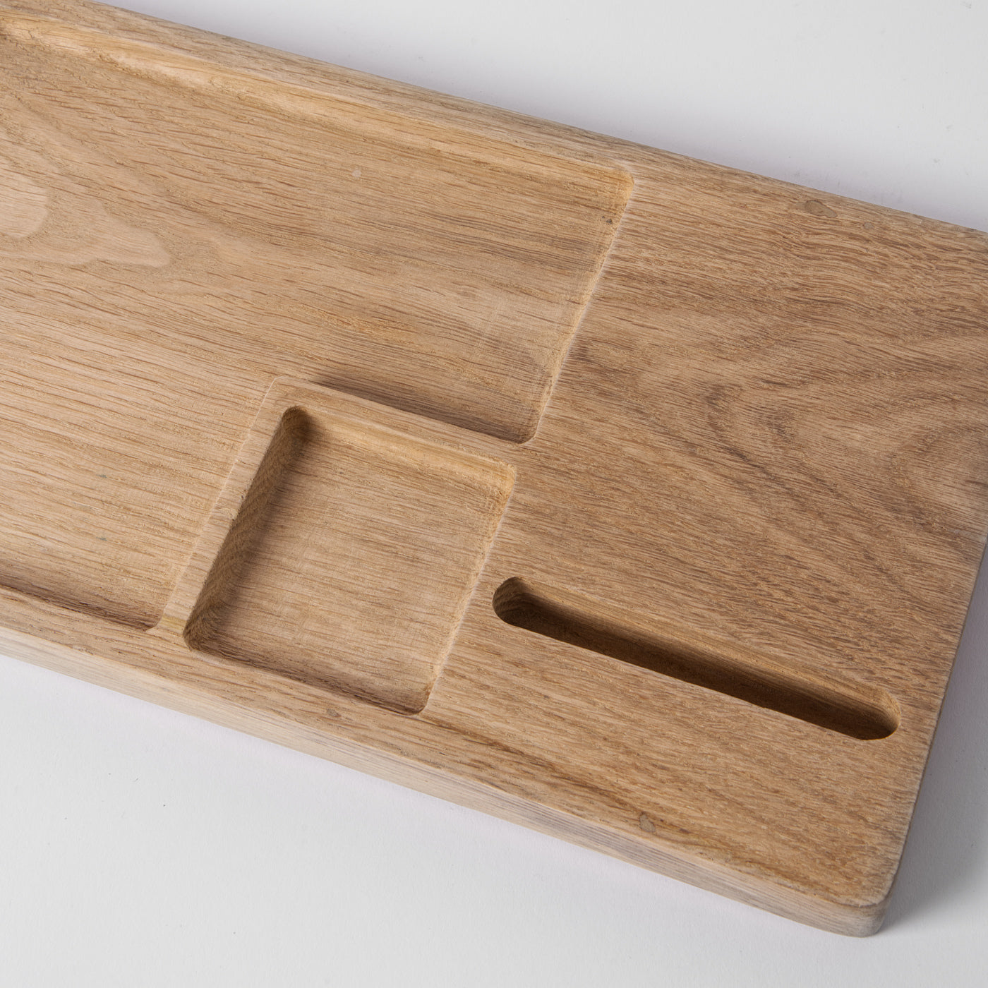 oak desk organiser