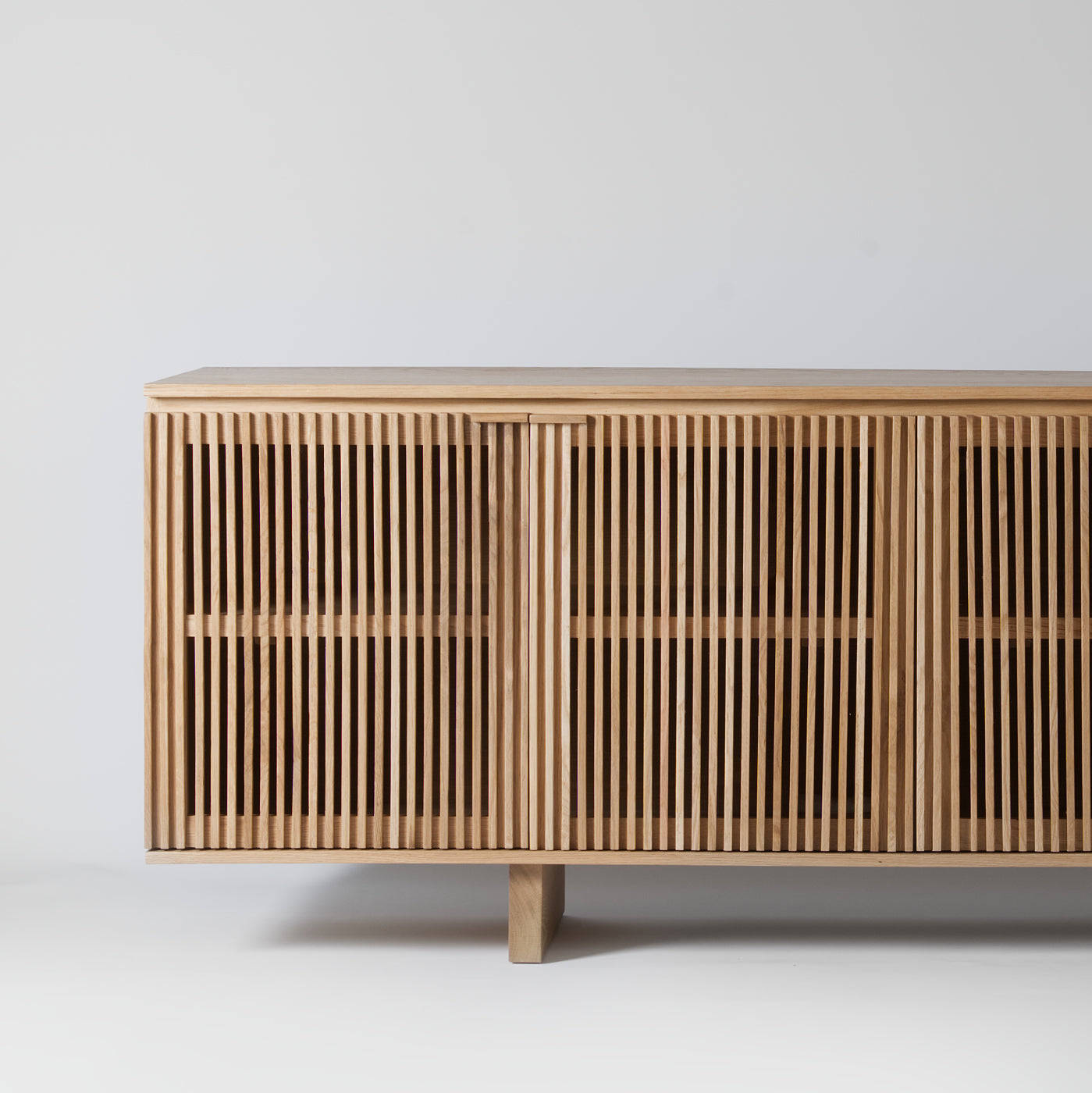 Natural oak sideboard