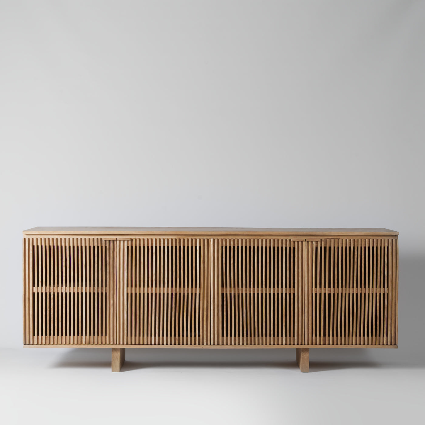 Oak Slatted Sideboard