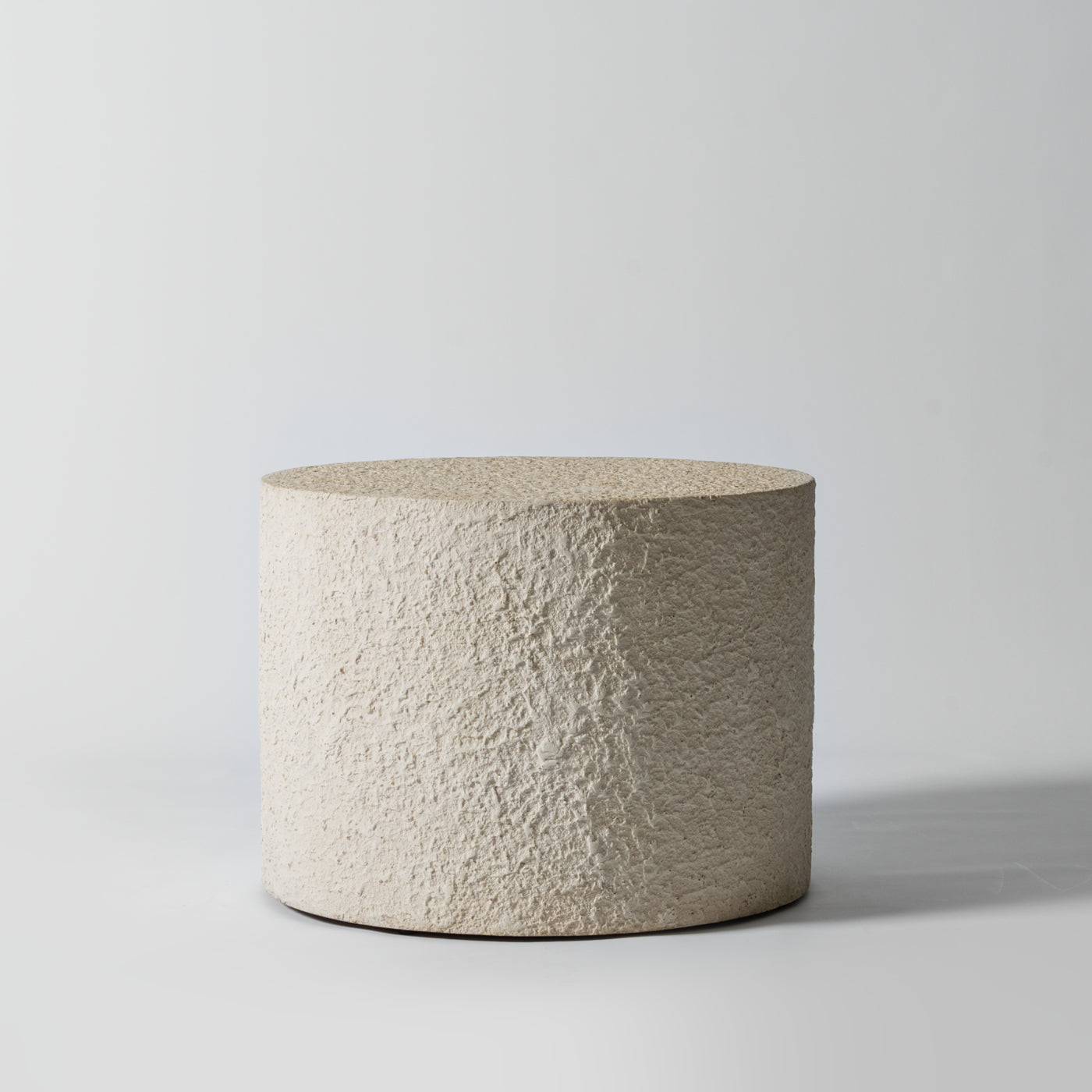 Off white plaster coffee table