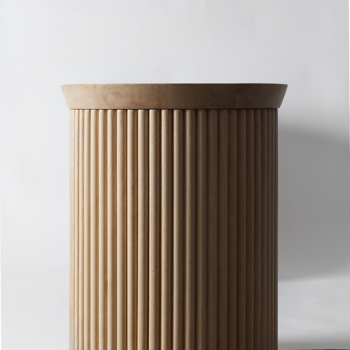 Dining Bench Mango Wood Ribbed