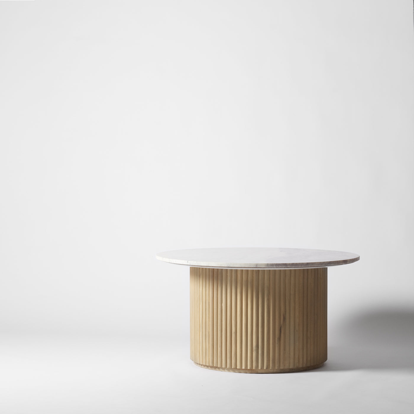 Nordic Coffee Table, White Marble