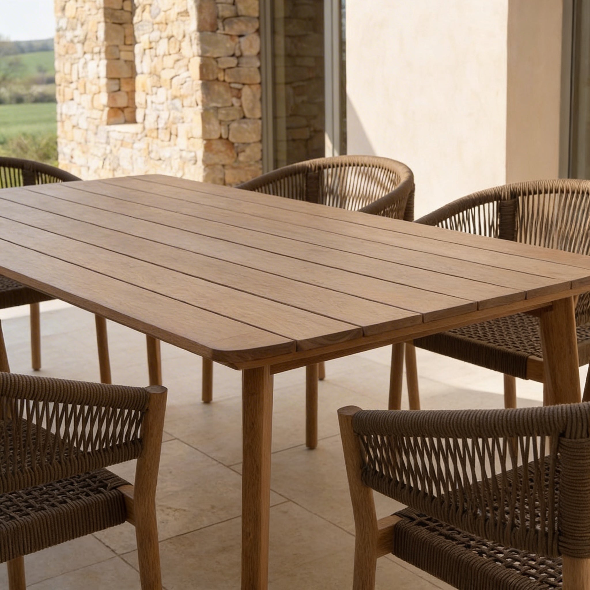 6 seat garden dining set