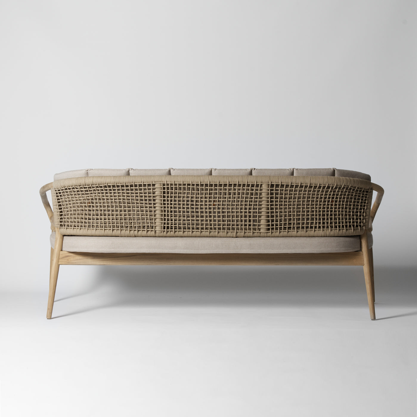 Woven rope outdoor sofa