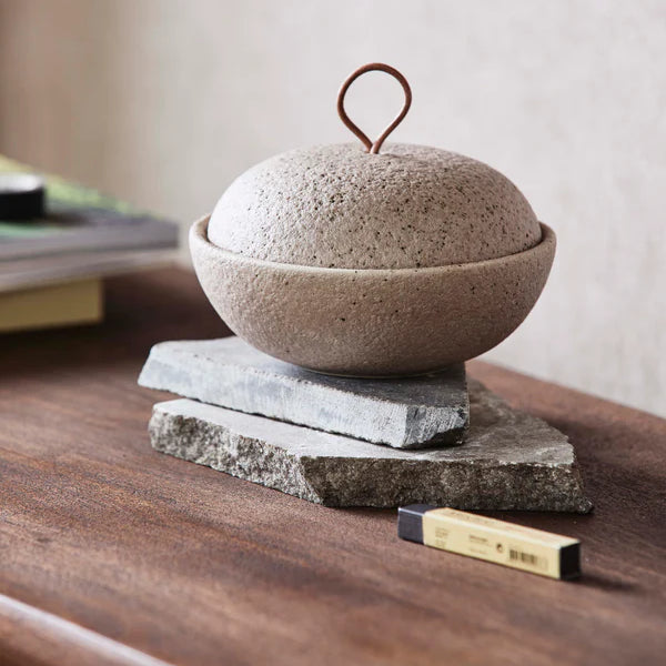 stoneware trinket bowl