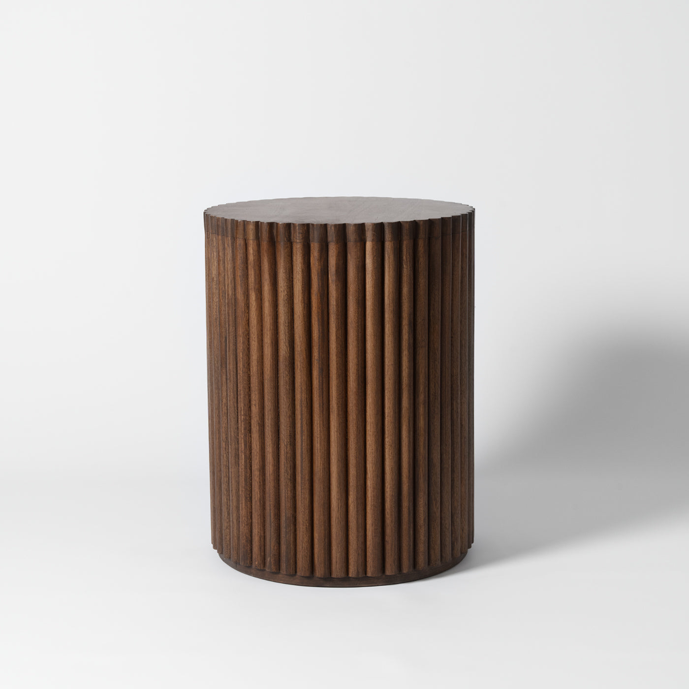 Ribbed Side Table