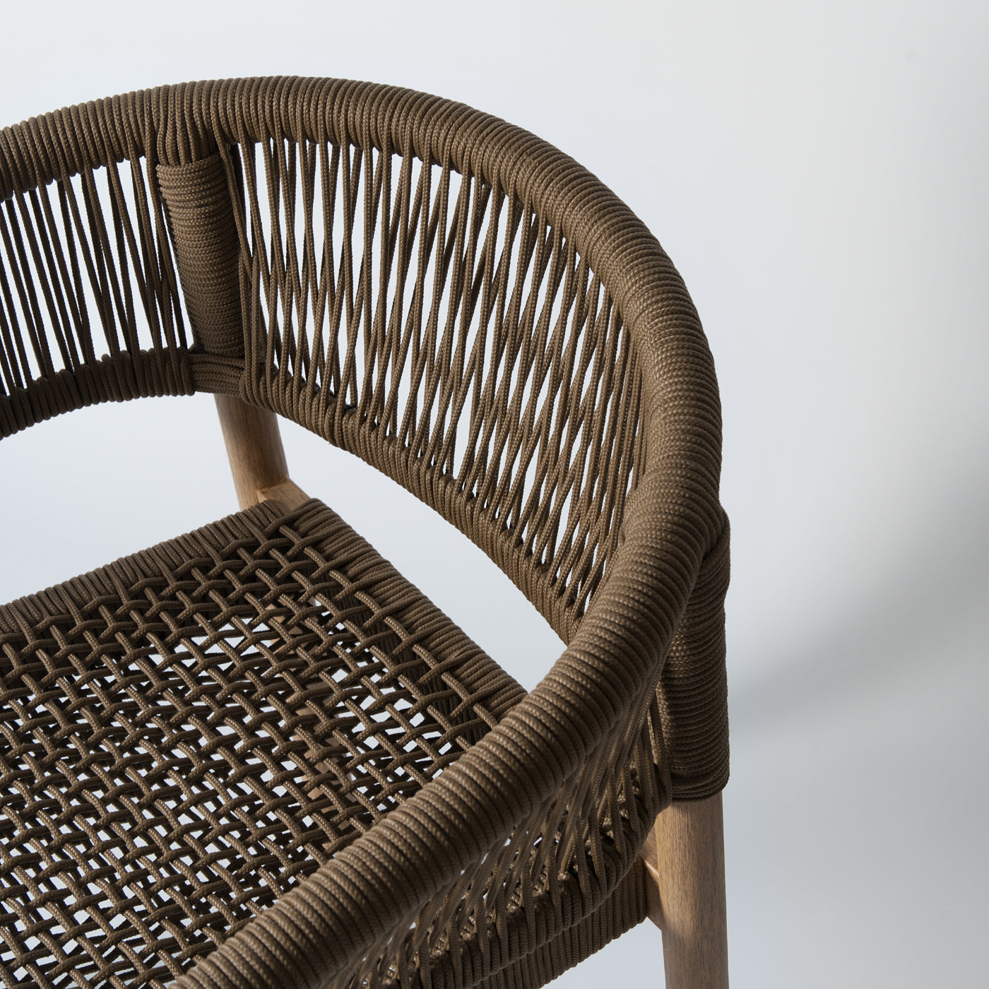 Brown rope chair