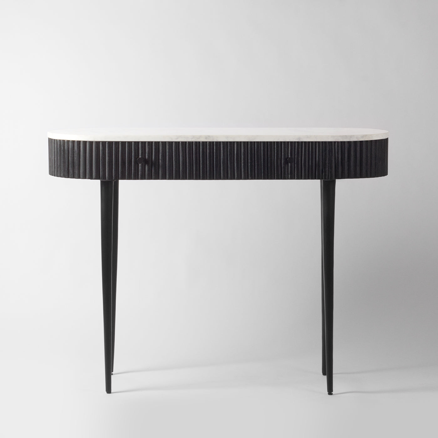 ribbed console table
