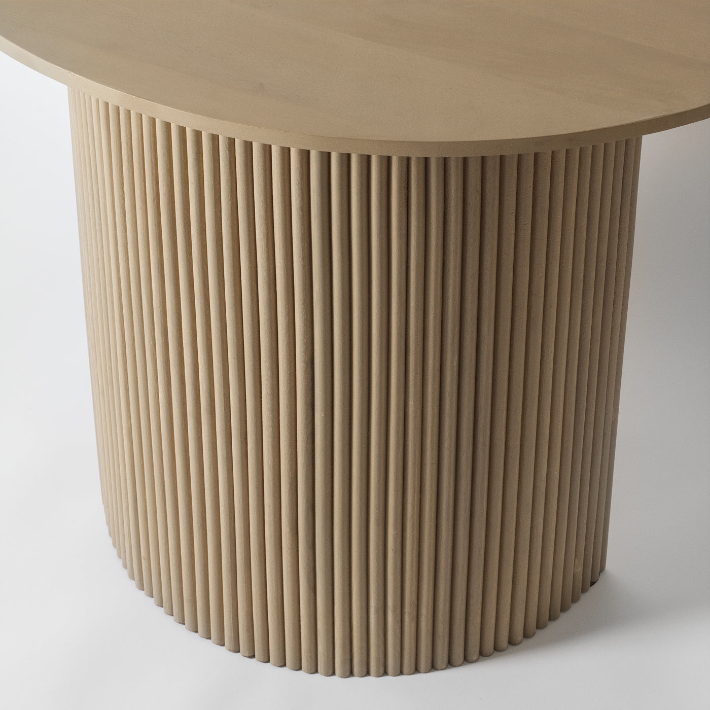 Wooden Scandi Console Table