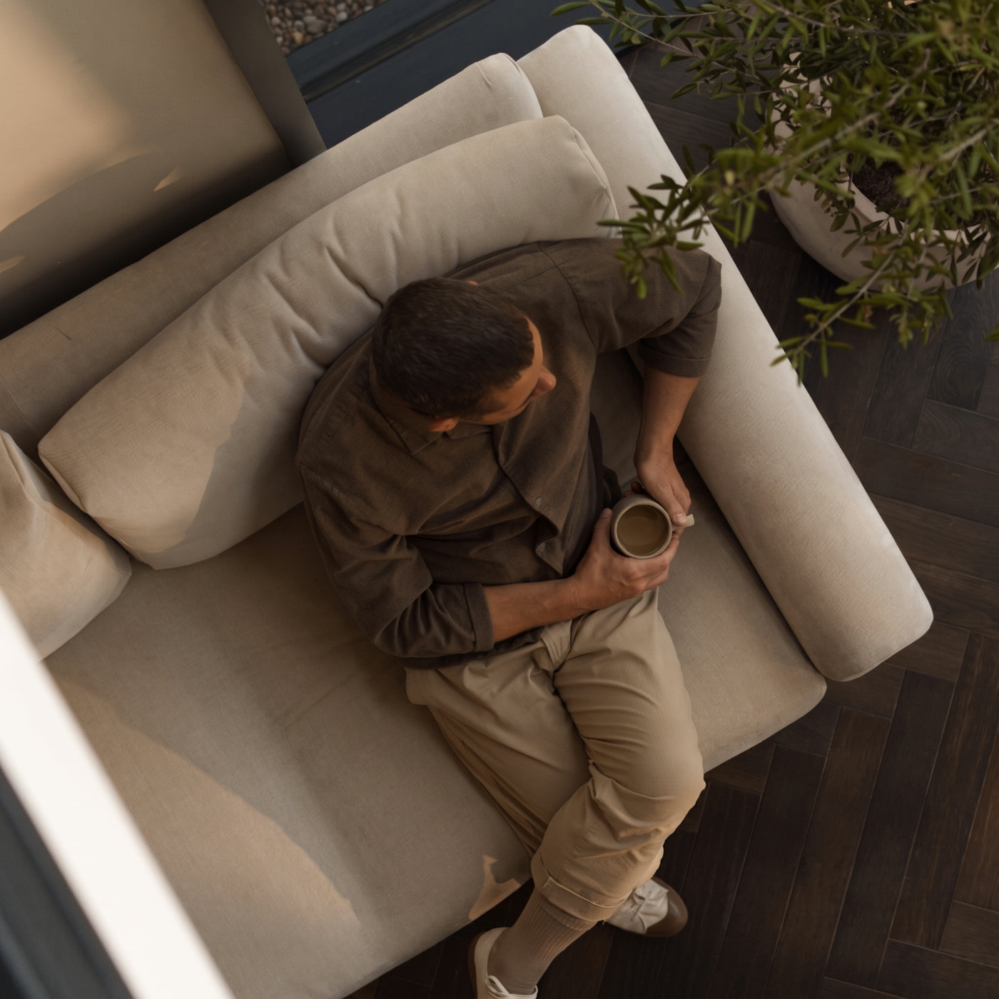 Sofa for large living rooms