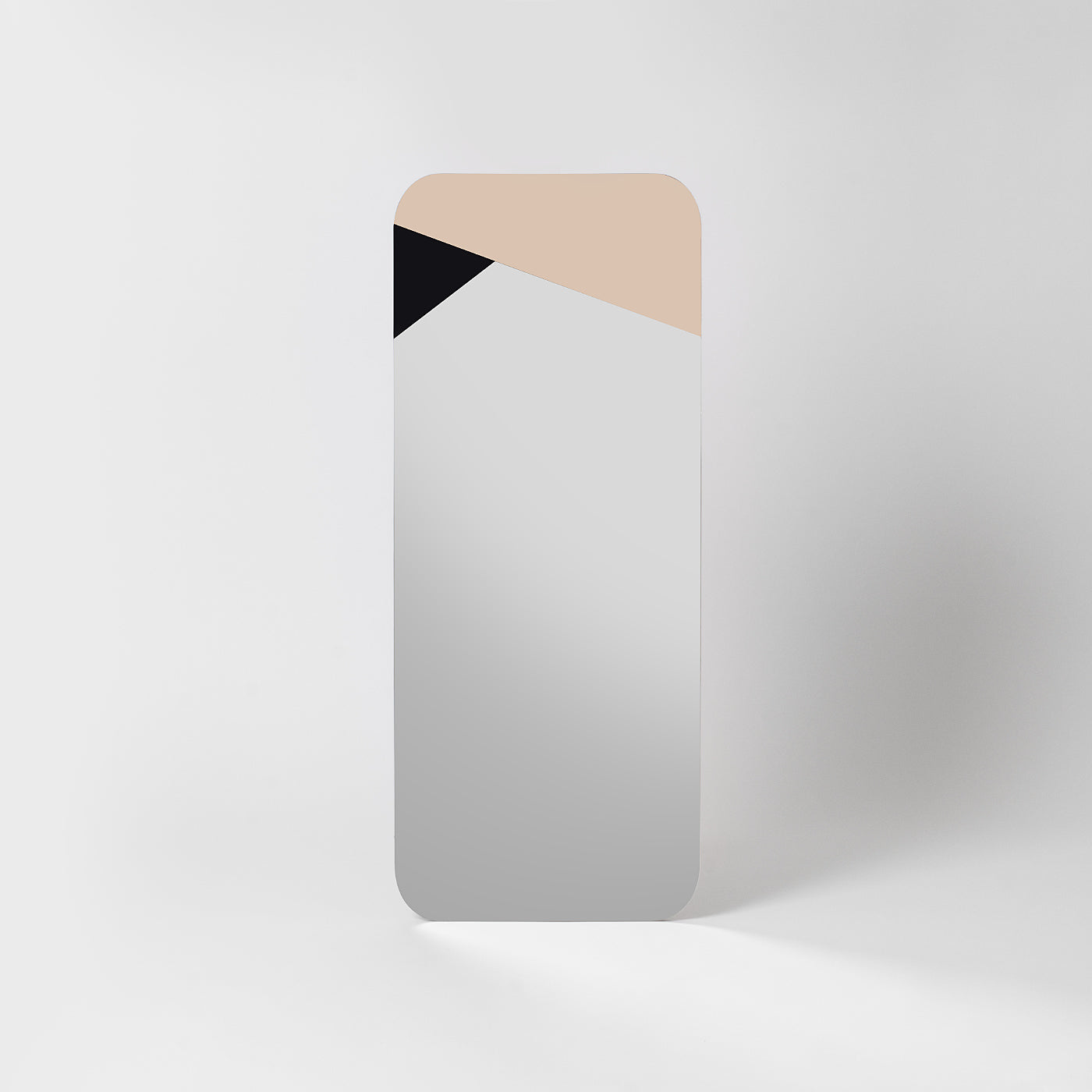 pink Art Deco mirror