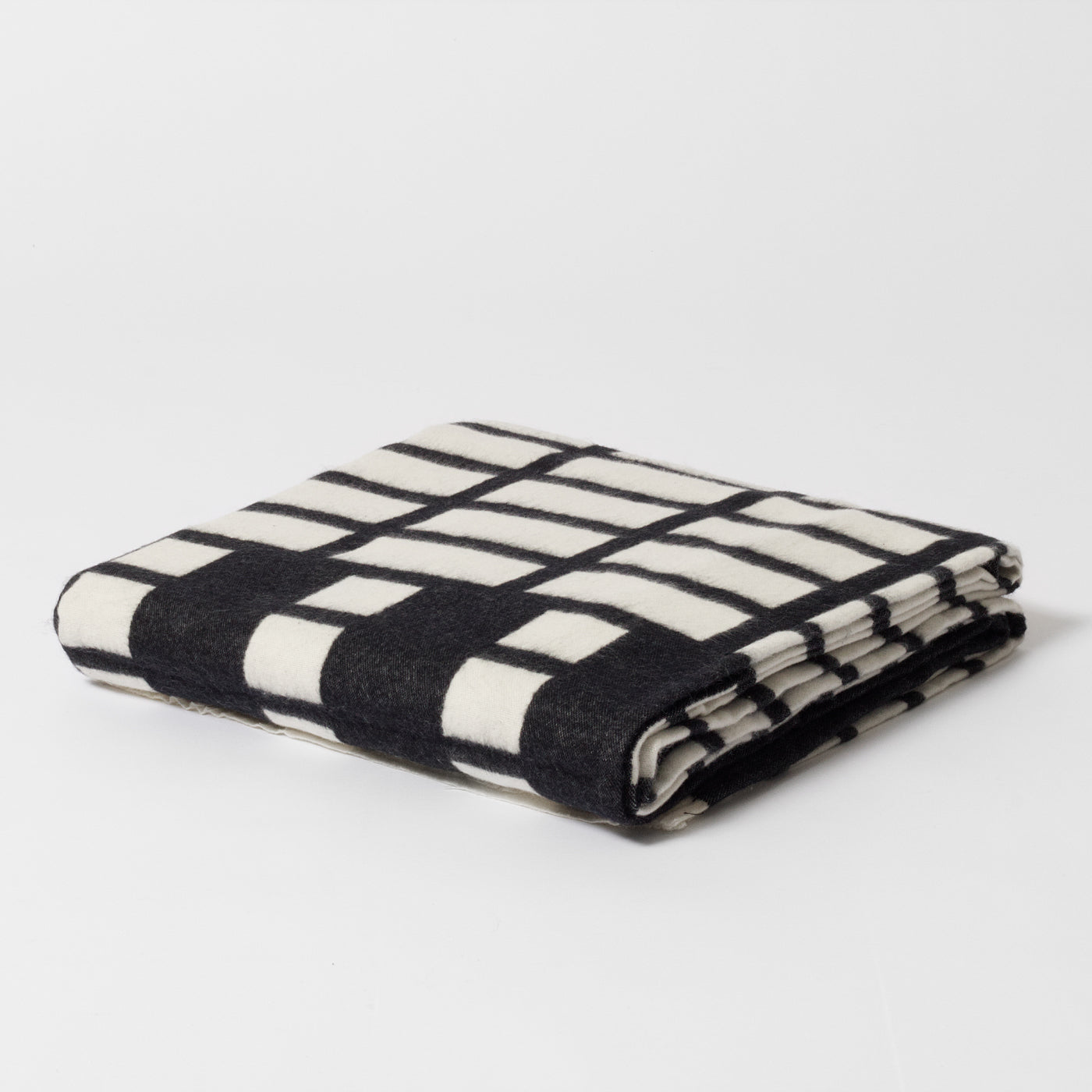 Black and White Cotton Throw