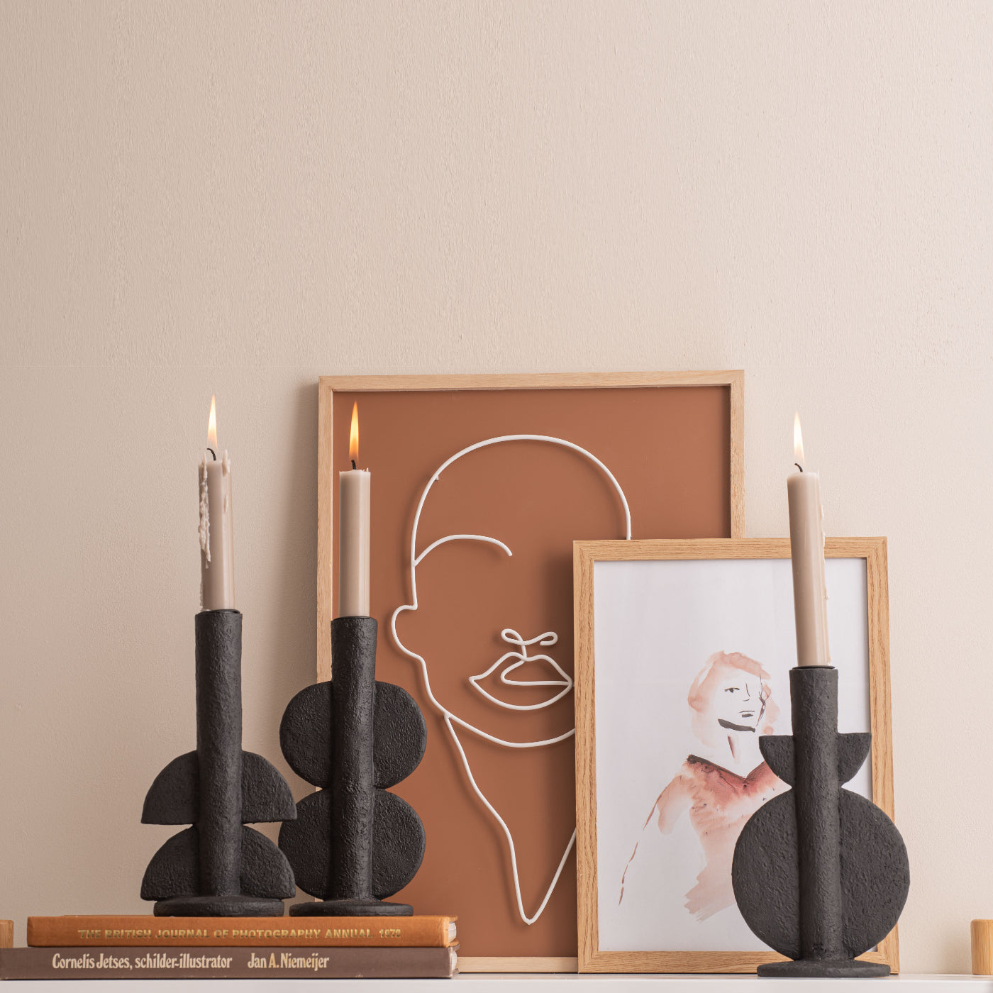 Candle holders set of 3