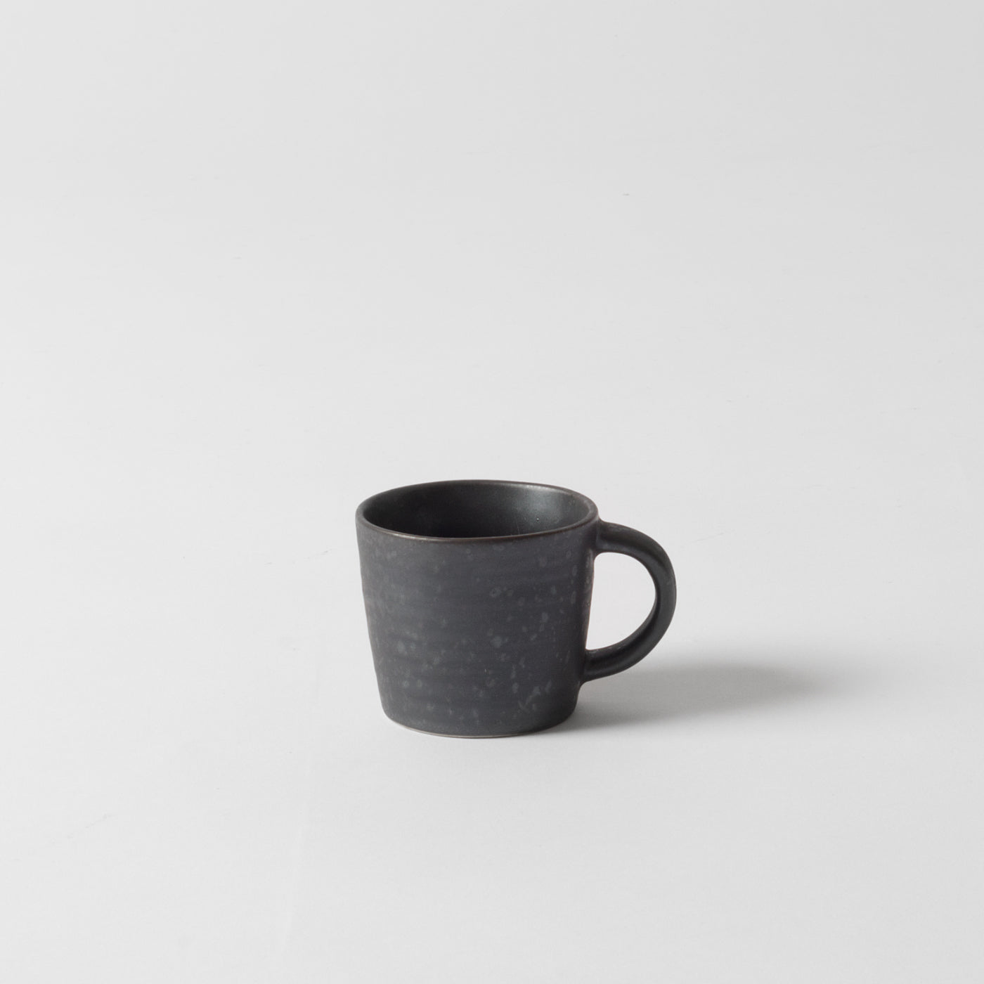 small black espresso mug