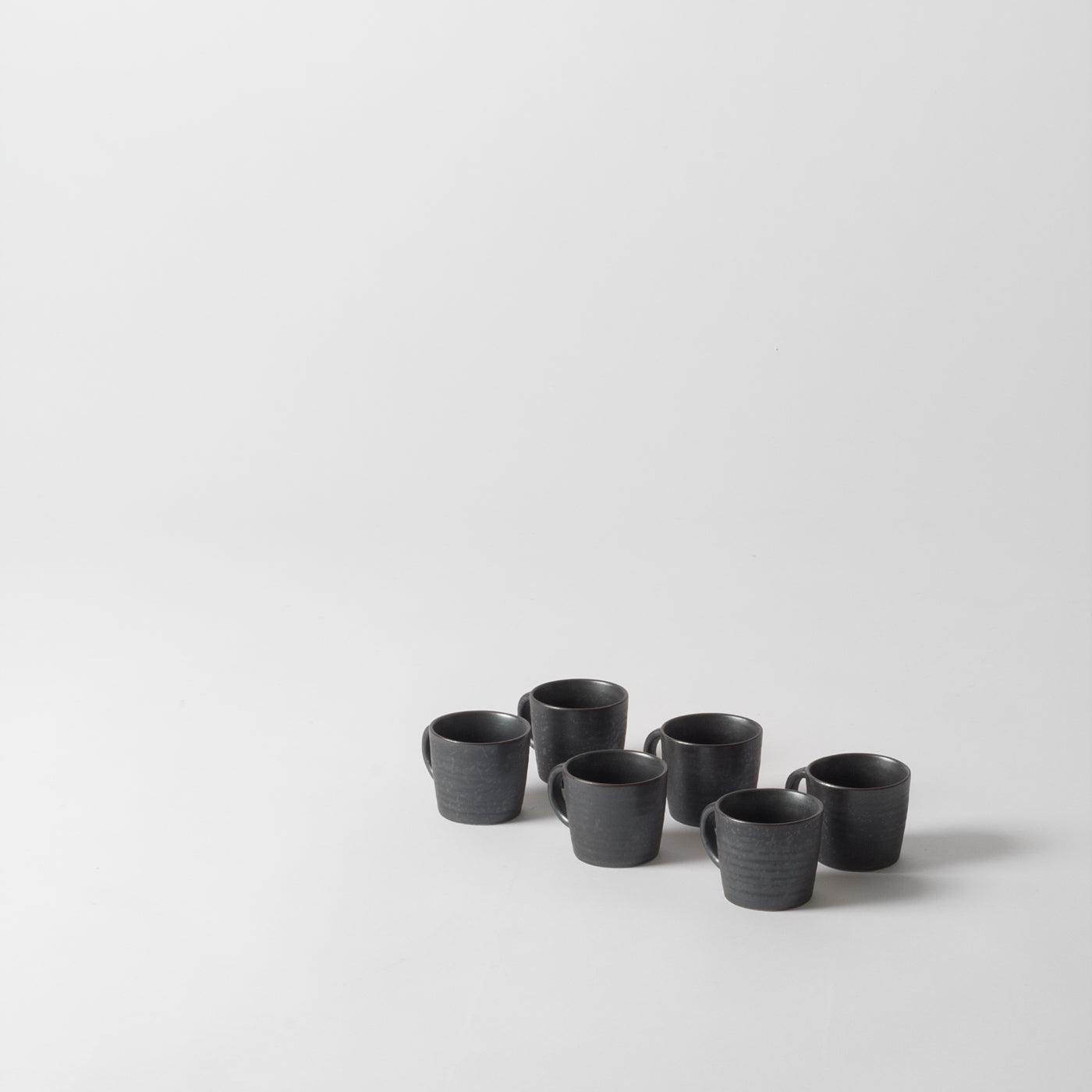 Matte black espresso cup
