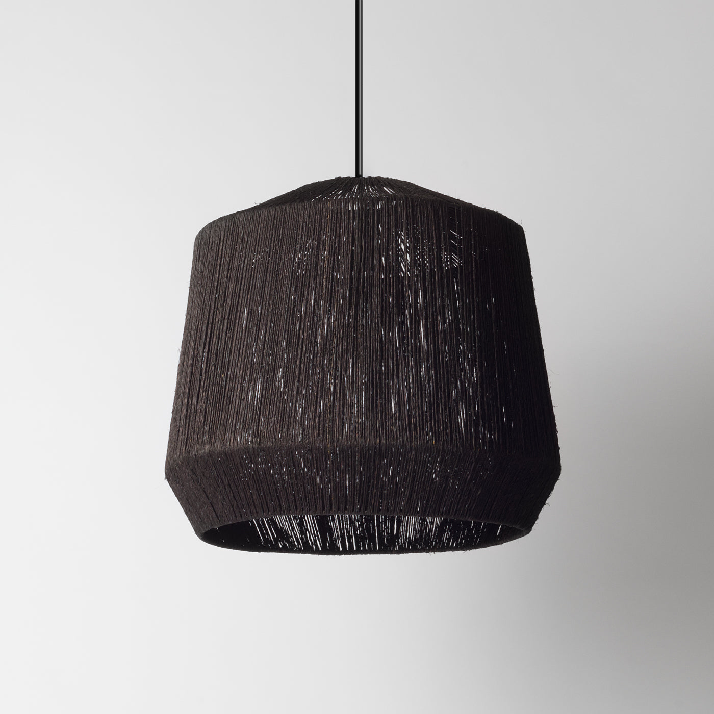 Black jute light shade