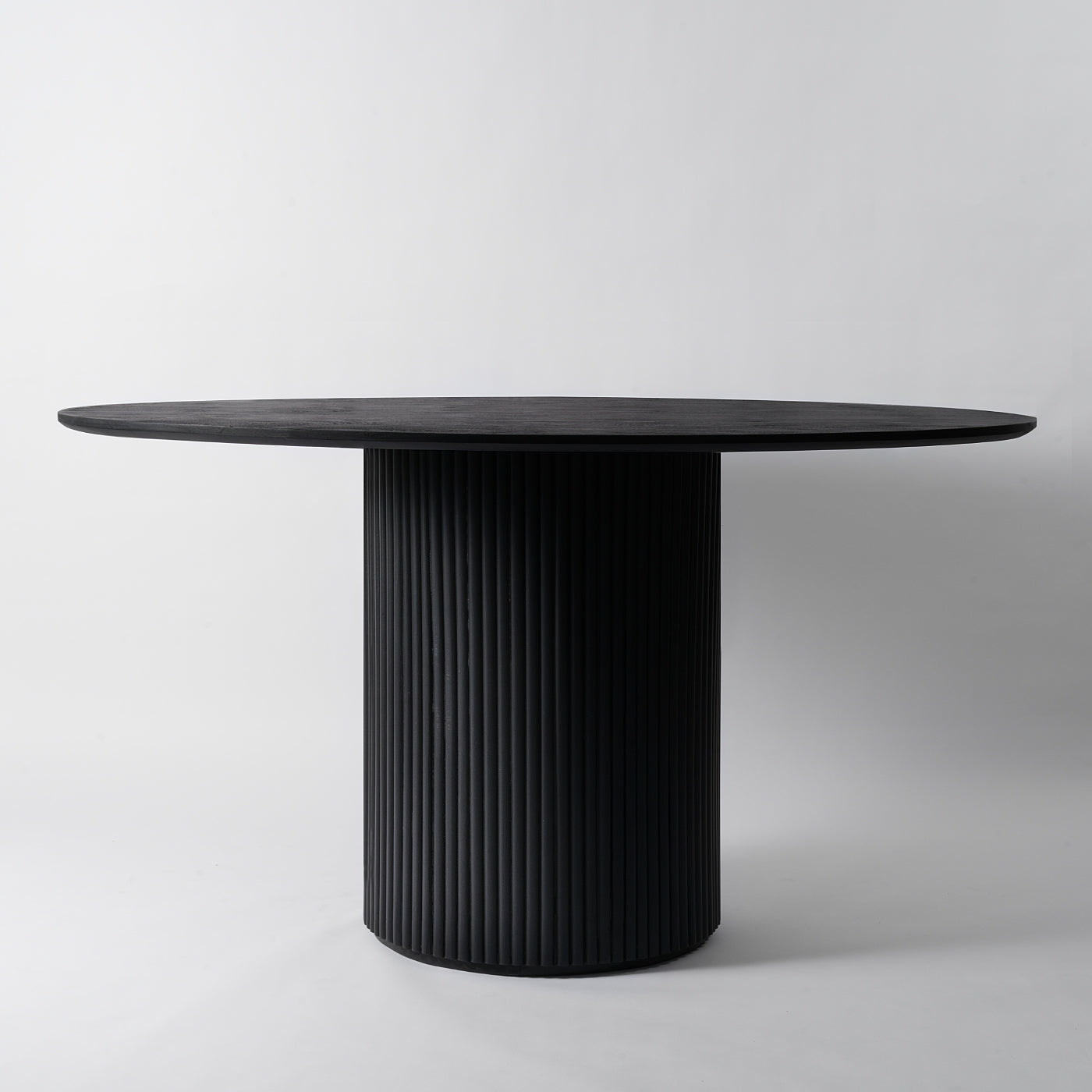 Black Round Dining Table