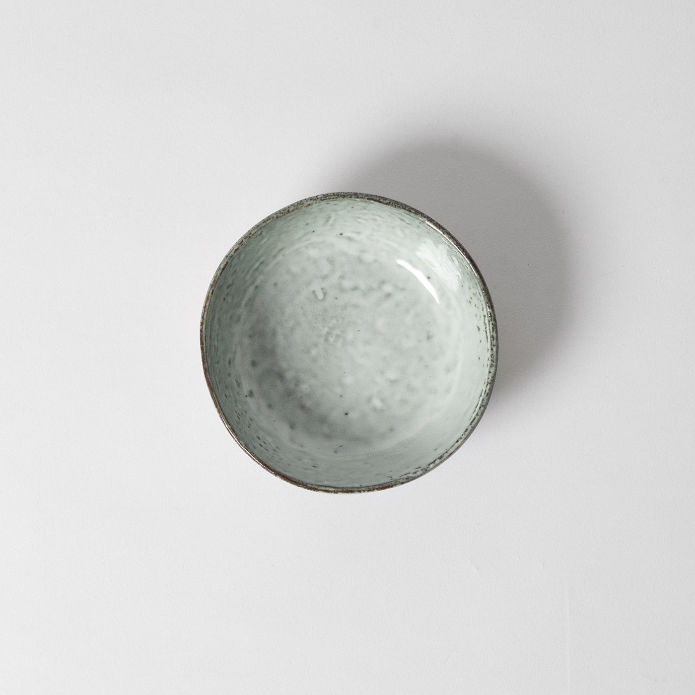 Blue speckled bowl