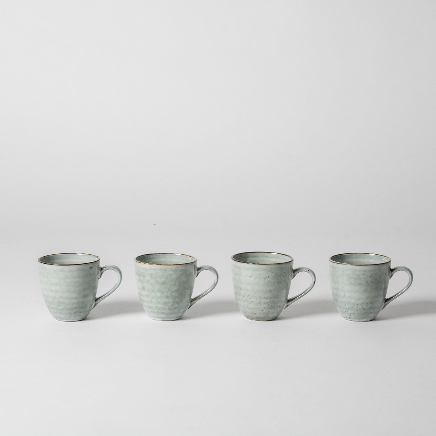 Blue Grey Speckled Mug