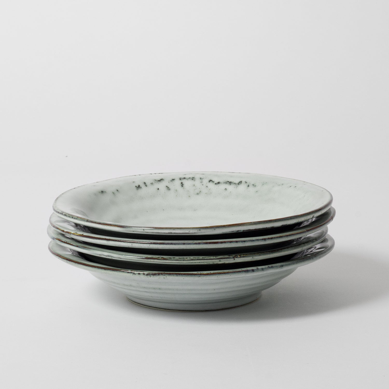 Blue Speckled Soup Bowls