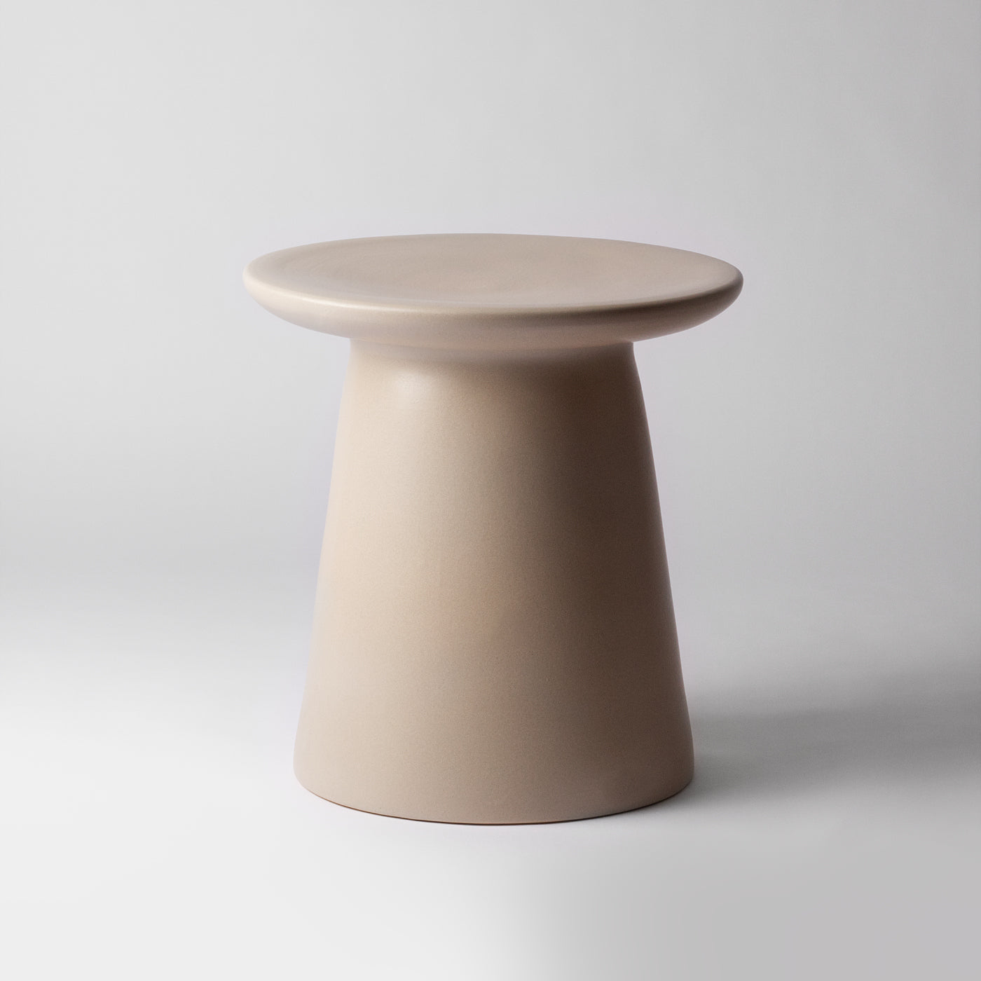 Cream side table