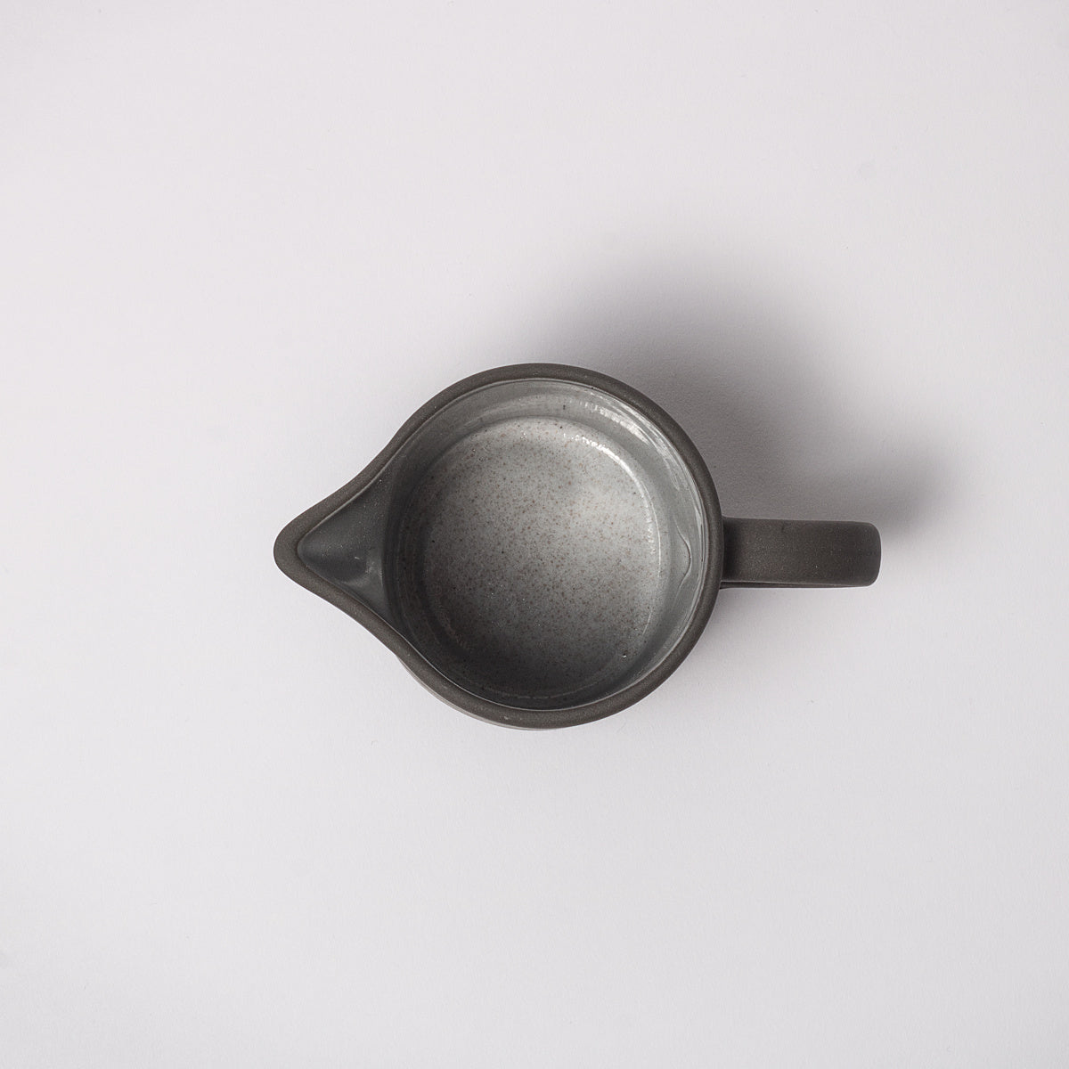 Dark Grey Stoneware Milk Jug