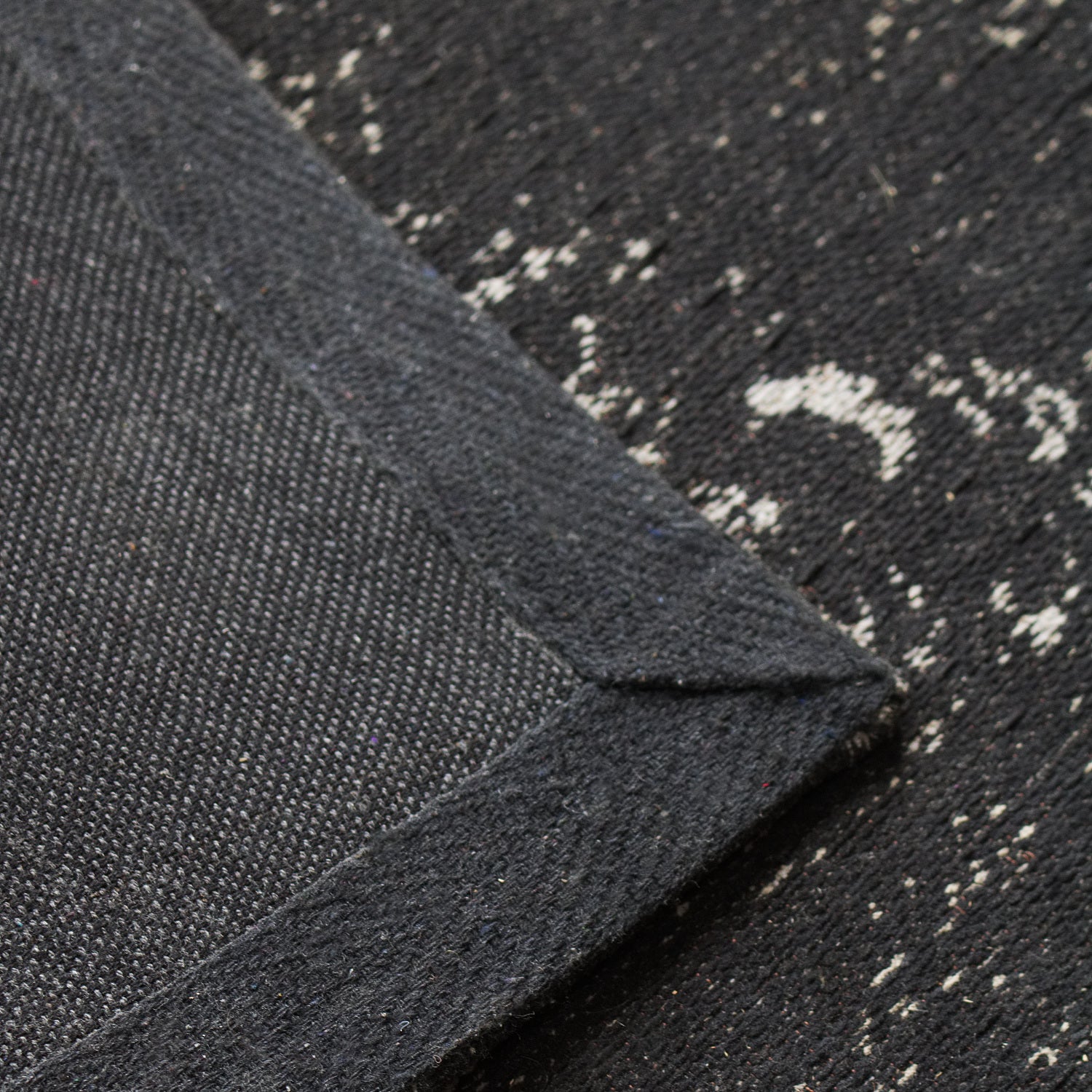 Faded Vintage Area Rug Black, 240cm x 160cm