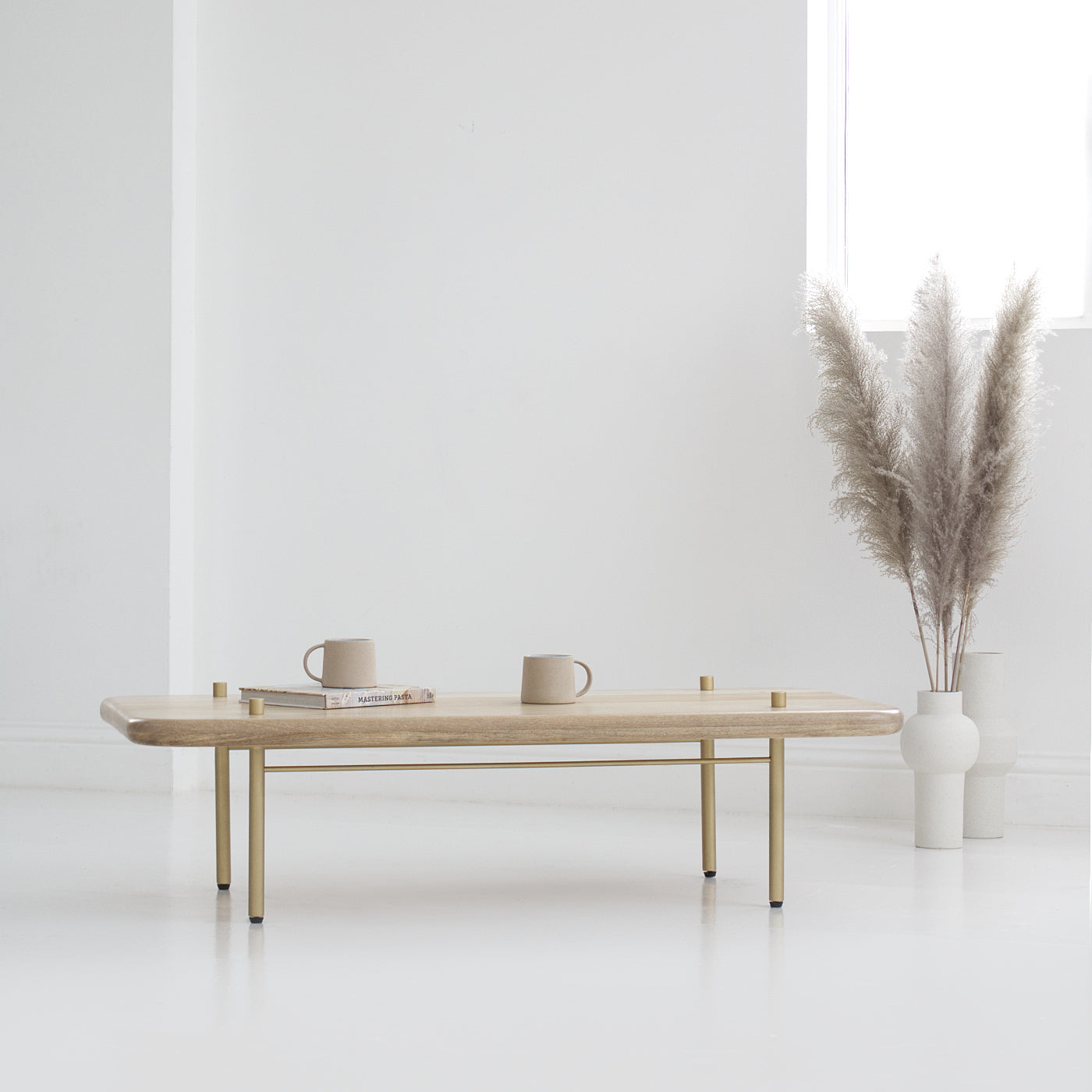 Gold leg coffee table