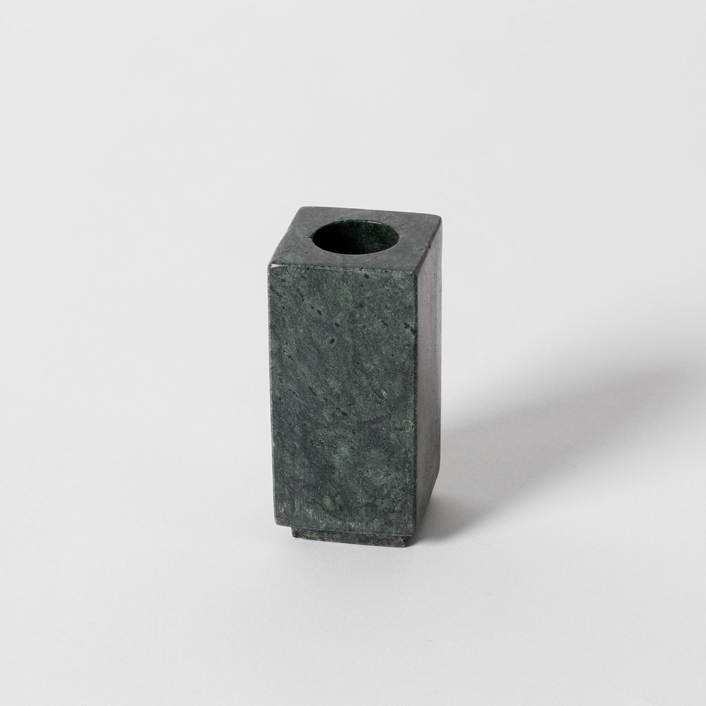 Green marble candle stand