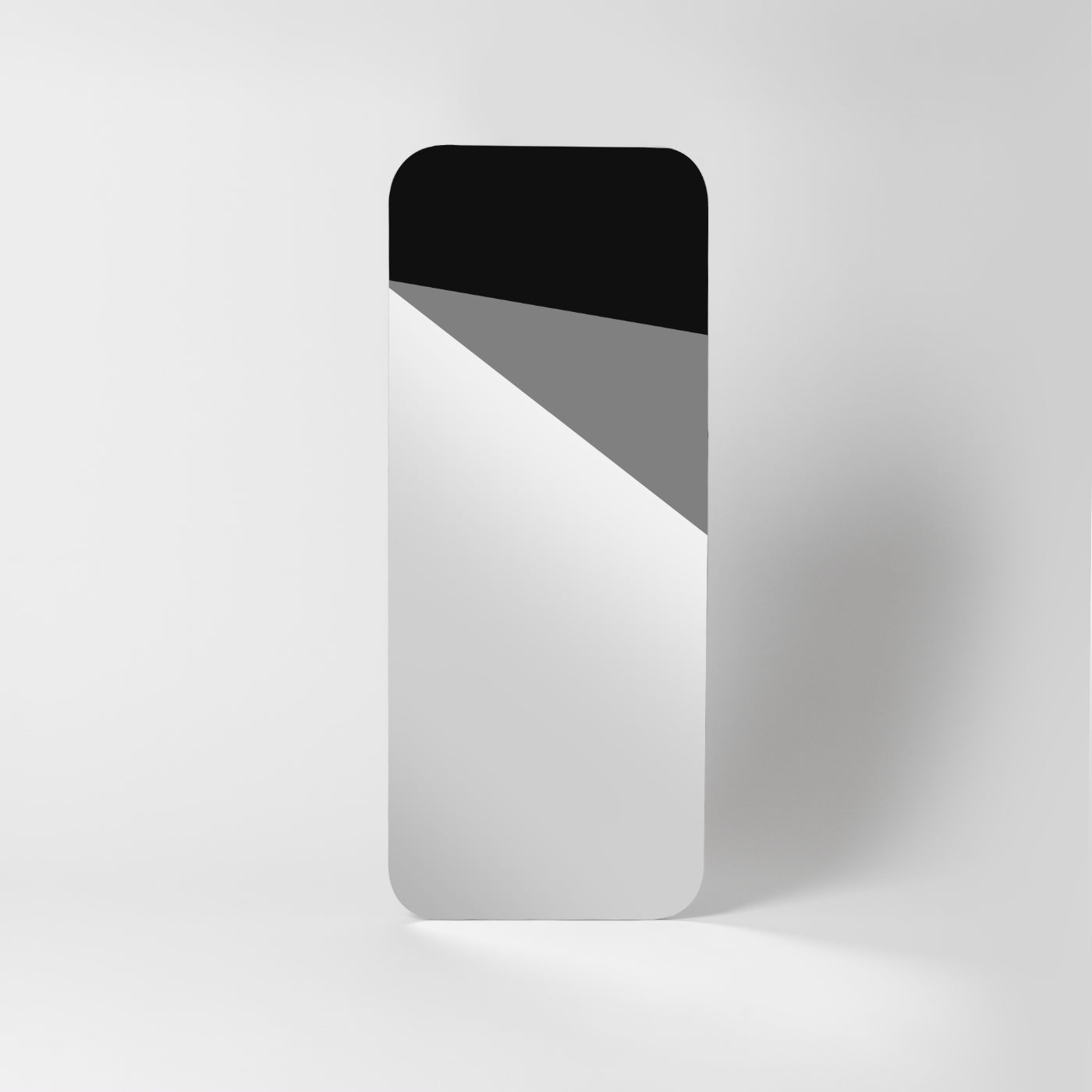 grey abstract mirror