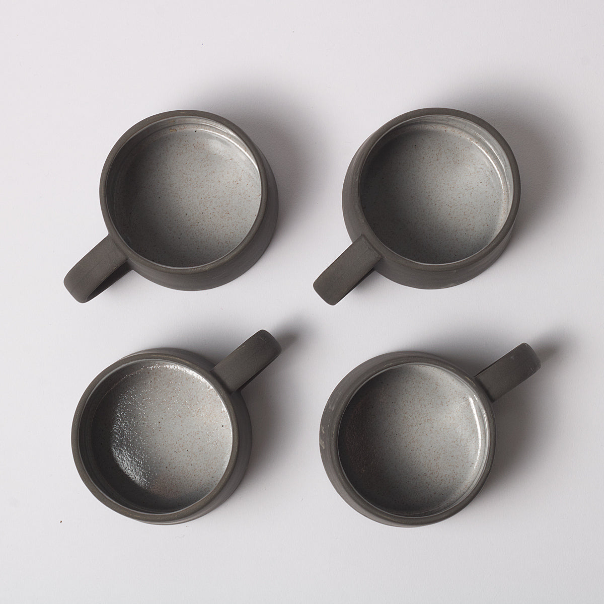 Minimalist Coffee Mugs, Dark Grey